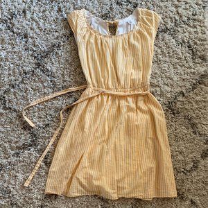 Lauren Conrad Yellow Striped Sundress